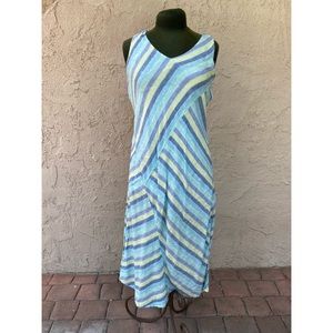J. Jill linen bias-cut maxi dress